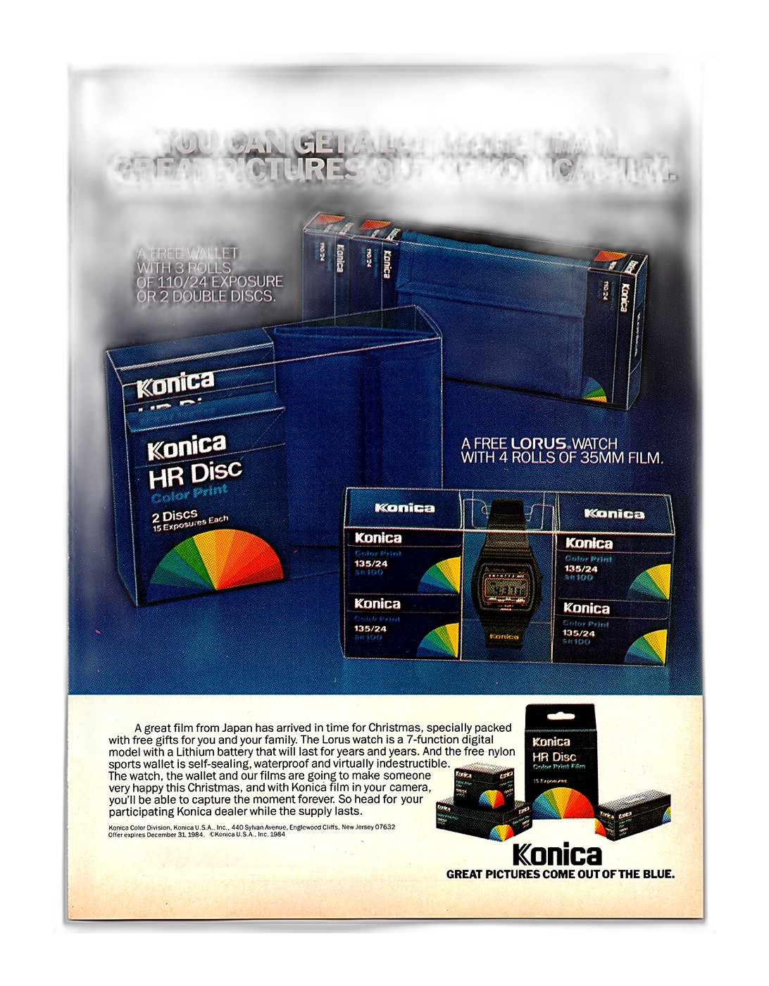 Konica Film — Great Pictures, Free Gifts