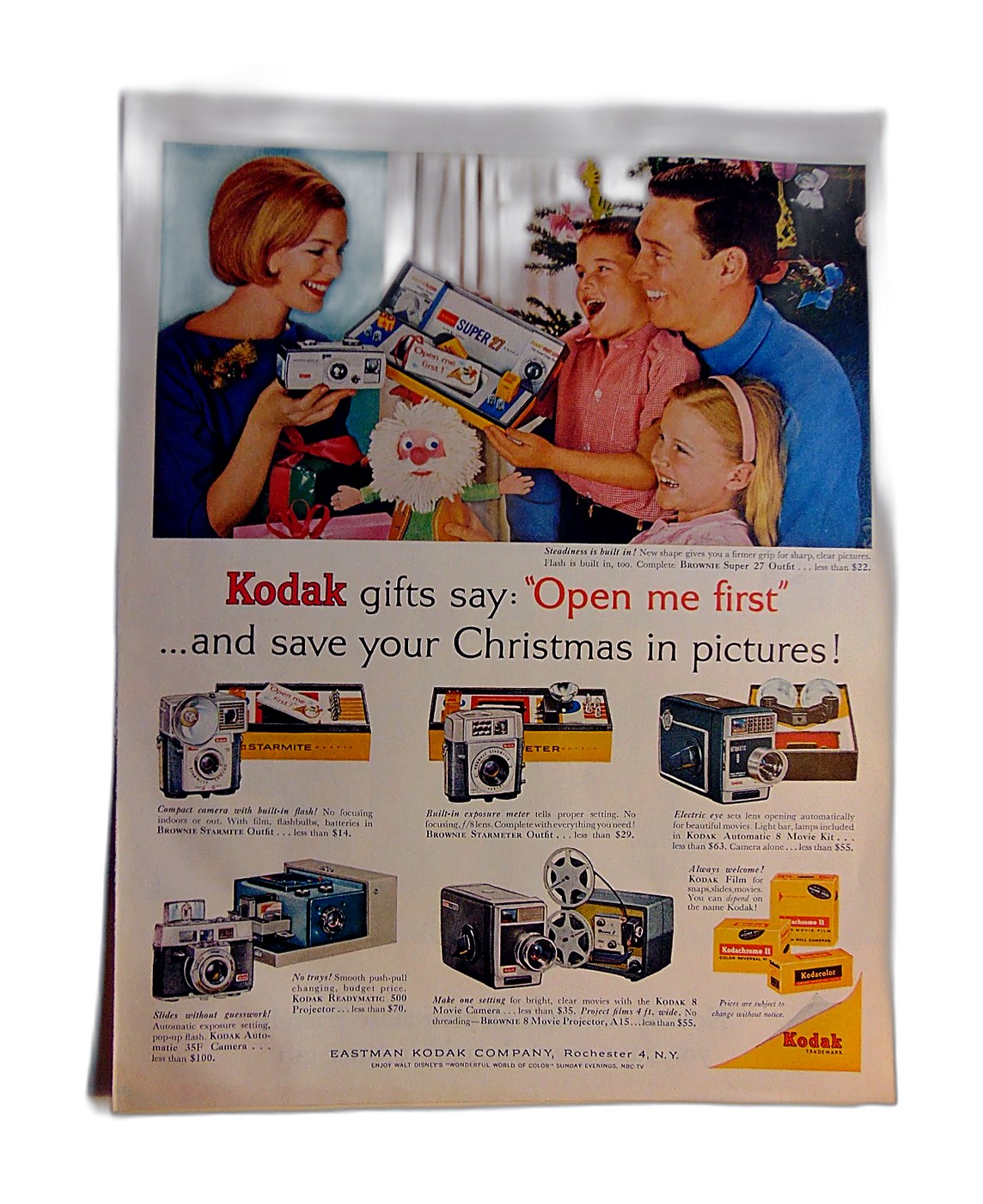 Kodak Christmas Gift Cameras